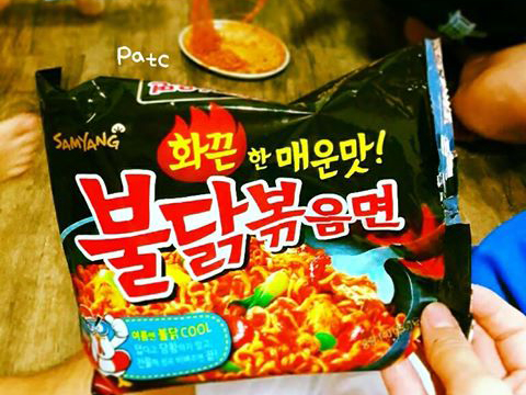 【韓美食】無辣不歡注意：全韓國最辣的拉麵!!! 불닭볶음면