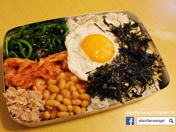 自己做。韓式古早味午餐飯盒 도시락