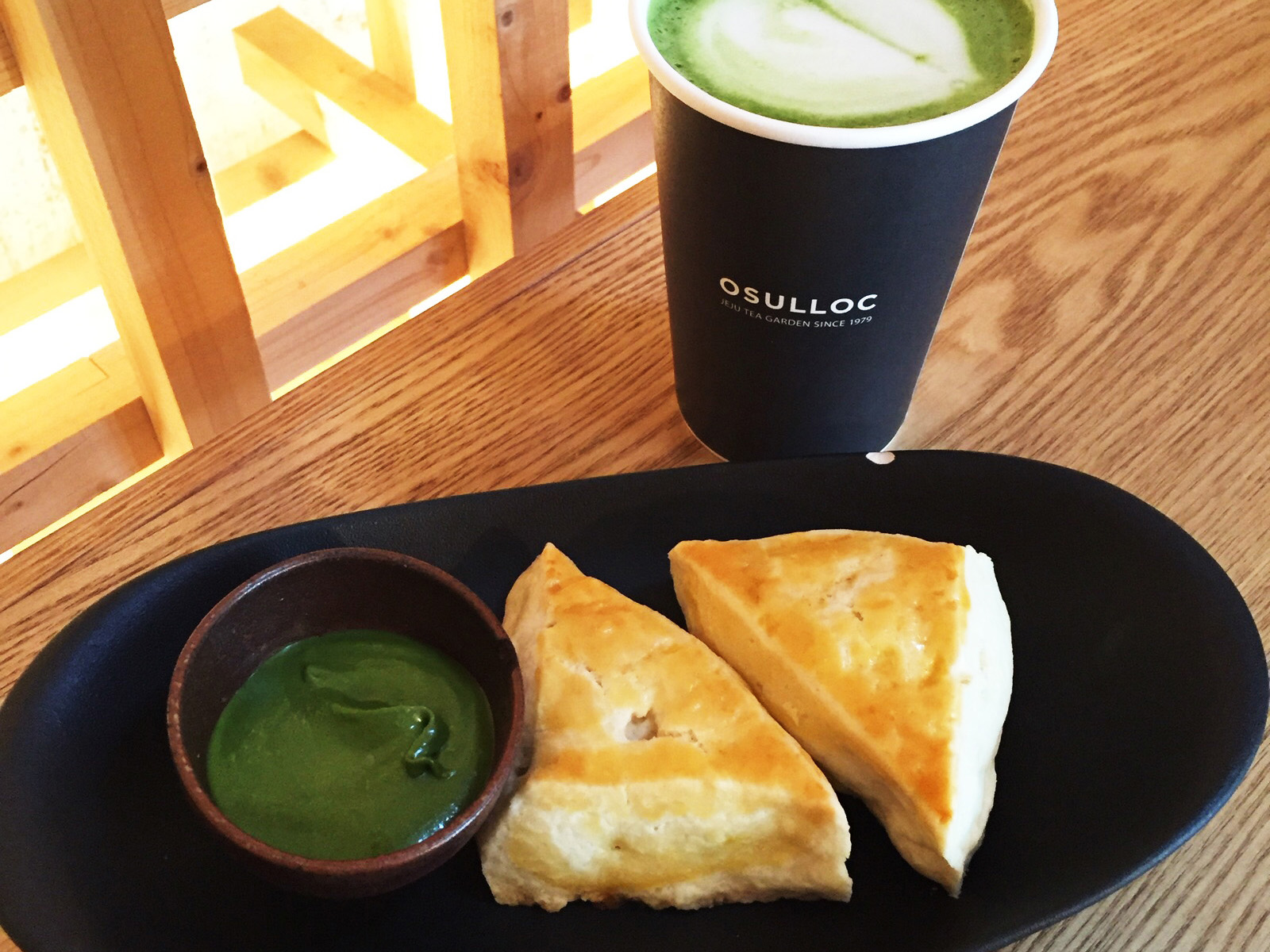 綠茶天堂O‘SULLOC的SCONE + 綠茶Cream 可能係最正的下午茶！