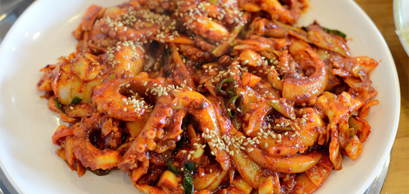 韓劇《第三種魅力》大推韓國特色餐食 —「炒章魚」
