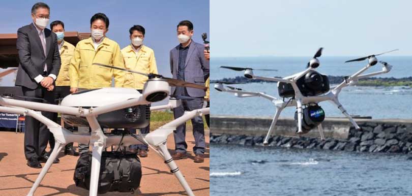 創意體貼：韓國濟州島用無人機送口罩到外島居民